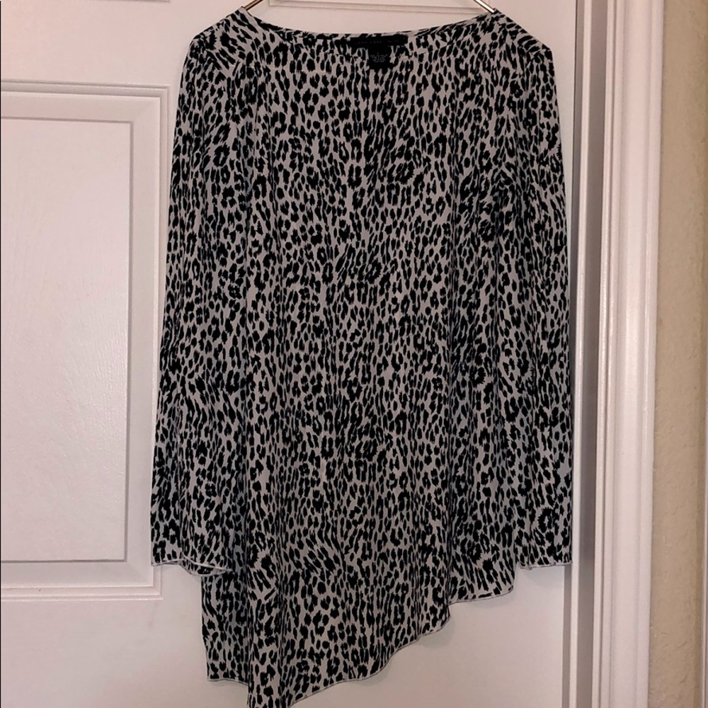 Joan Vass animal print blouse :)